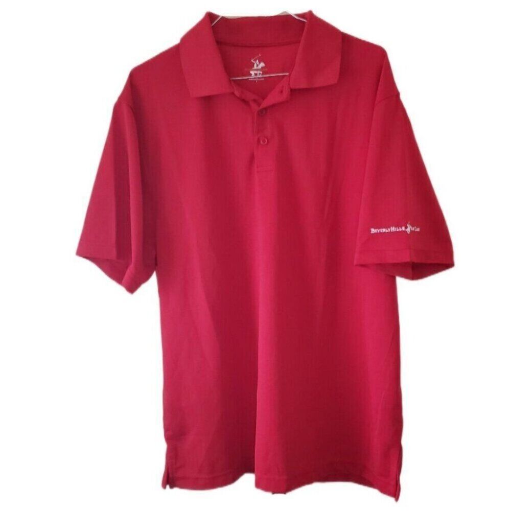 Beverly Hills Polo Club Men's Red Polo